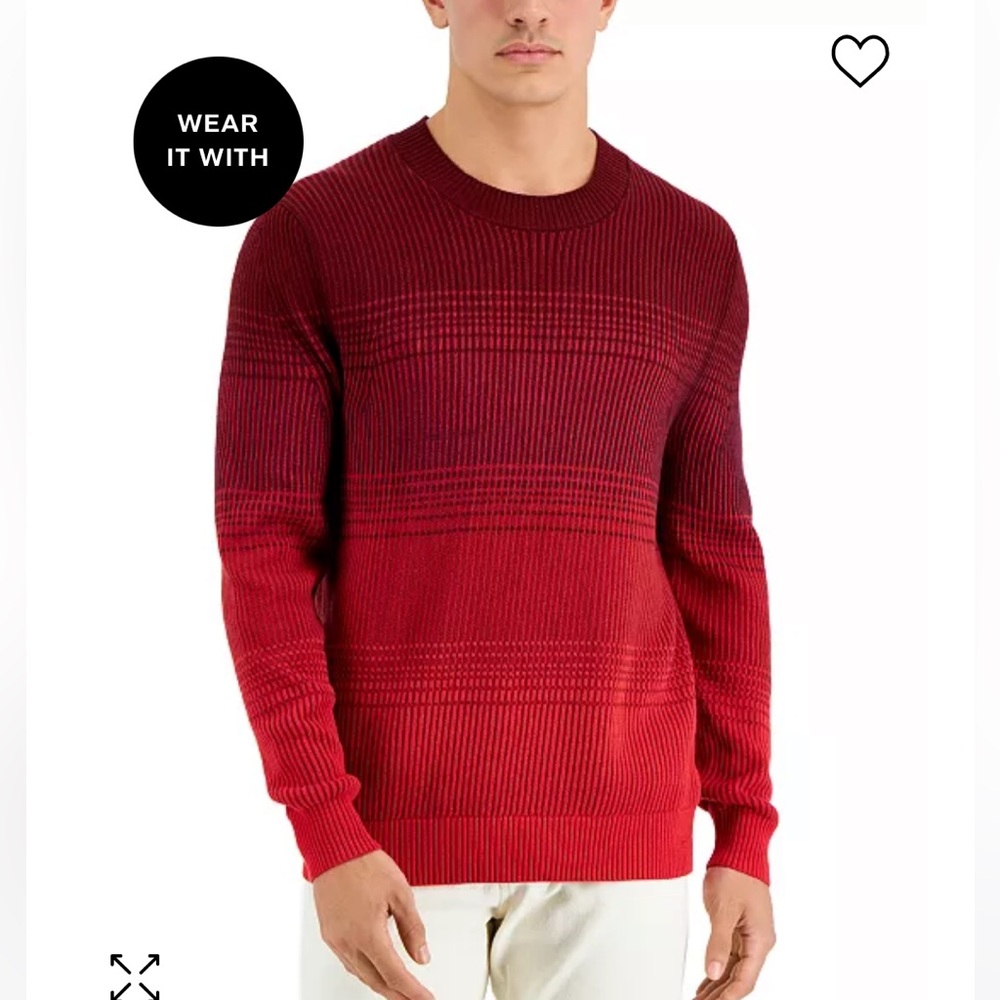 NWT Alfani sweater 100 % cotton from Macy’s, Size M